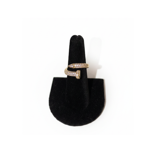 GOLD ADJUSTABLE NAIL RNG